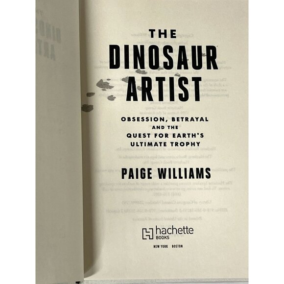 The Dinosaur Artist Paige Williams Hardcover Nonfiction Science Paleontology - Picture 5 of 6